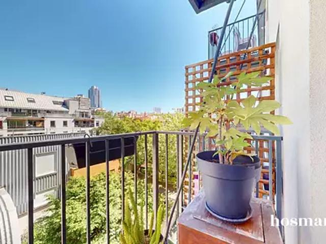 Paris 19ème 75019 Achat / Vente appartement 2 pièces t2 balcon