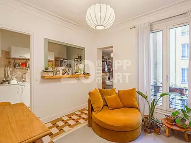 Paris 20ème 75020 Achat / Vente appartement 2 pièces t2