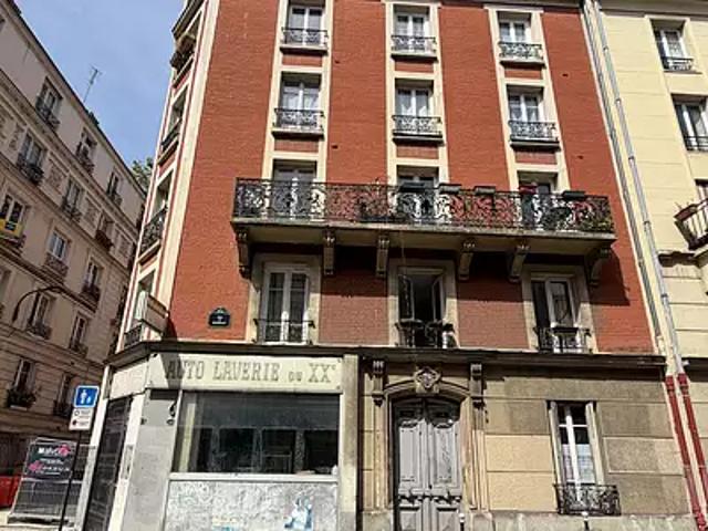 Paris 20ème 75020 Achat / Vente appartement 2 pièces t2 cave