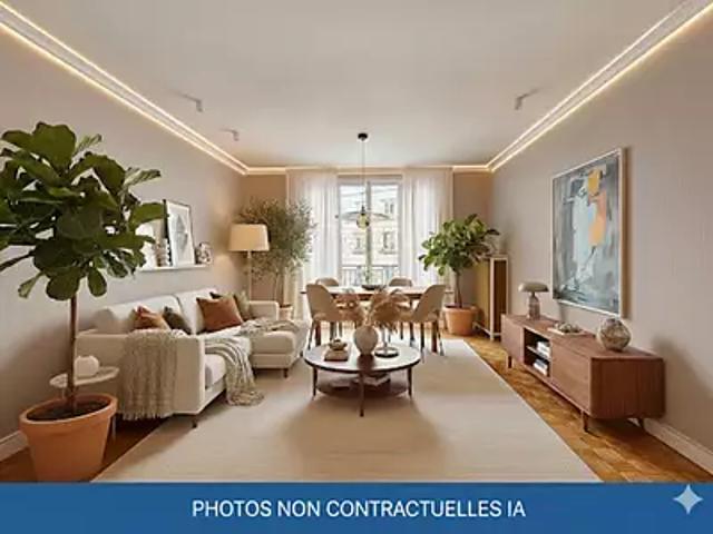 Paris 20ème 75020 Achat / Vente appartement 3 pièces t3 cave parking