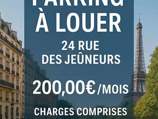 Paris 2ème 75002 Location parking