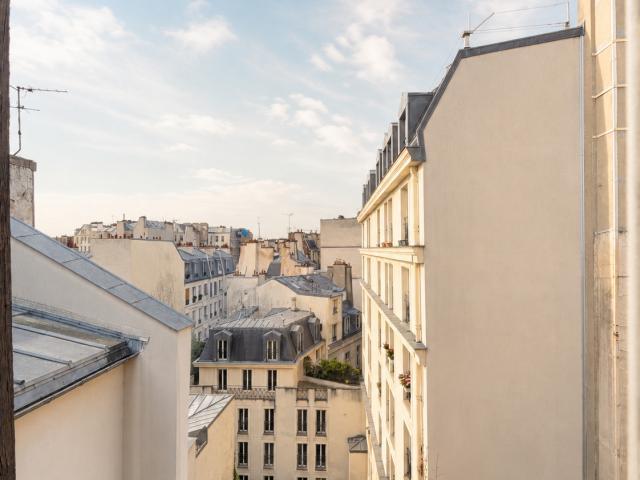 Paris 3 Duplex 3P dernier étage Vue toits Paris Marais