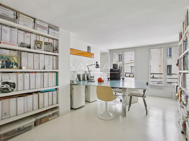 Paris 3è Loft d'artiste en étage avec ascenseur 110m² Paris 3ème
