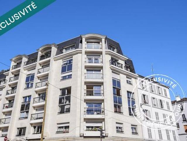 Paris XIVe. Réservoir de Montsouris. Appartement familial 101 m2 – 5 pièces, 4 chambres