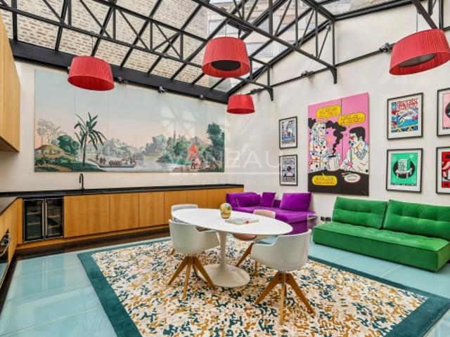Paris XVIe Muette Maison rénovée avec rooftop Vue dégagée
