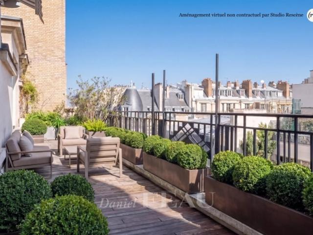 Paris XVIe Muette/Passy Rare Penthouse Terrasses