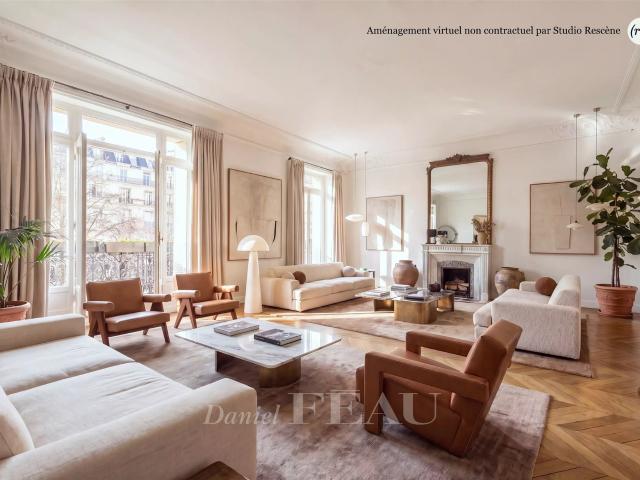 Paris XVIe –Georges Mandel– Appartement familial et de récep. 286m² Paris 16ème