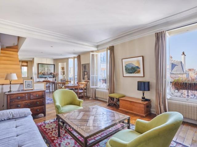 Paris XVIIe Batignolles Duplex dernier étage