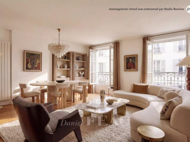 Paris IVe Tournelles Vosges 54m² Paris 4ème