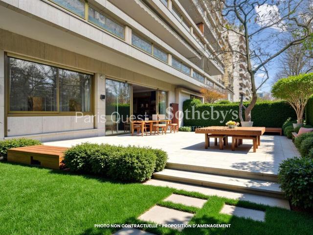 Paris La Muette: Appartement de luxe 215 m² avec jardin privé de 270 m²