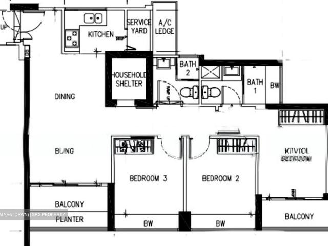 Park Central @ Amk Ang Mo Kio, HDB 4 Rooms