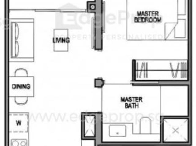 Park Colonial Condominium For Rent, $3,480, 1 Bed 1 Bath 463 sqft $7.52 psf