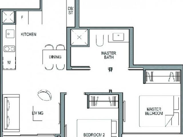 Park Colonial Condominium For Rent, $4,600, 2 Bed 1 Bath 635 sqft $7.24 psf