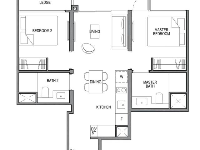 Park Colonial D13, Condominium