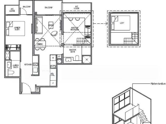 Park Colonial D13, Condominium