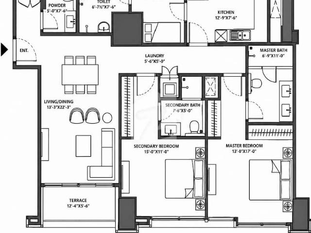 Park Edge The Elite Collection: [2] Bed Residence with Private Maids En Suite