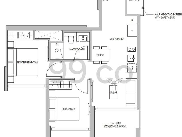 Park Place Residences At Plq D14, Apartment