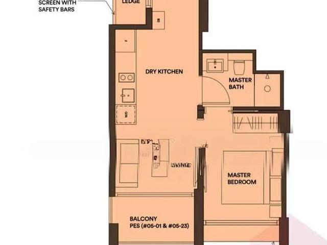 Park Place Residences At Plq D14, Apartment