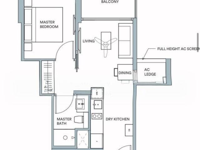 Park Place Residences At Plq D14, Apartment