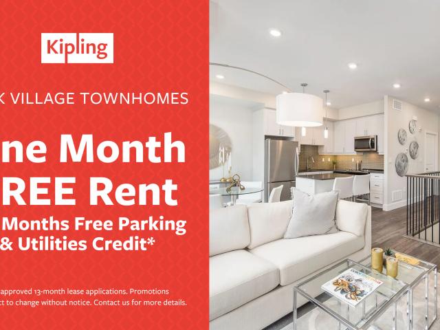 Park Village Townhomes 2 Bedroom Apartment for Rent