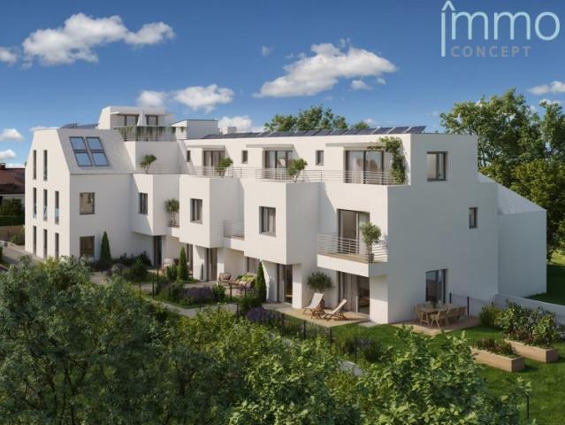 Parkgarten Mauer individuell planbares exklusives Reihenhaus mit Vollkeller