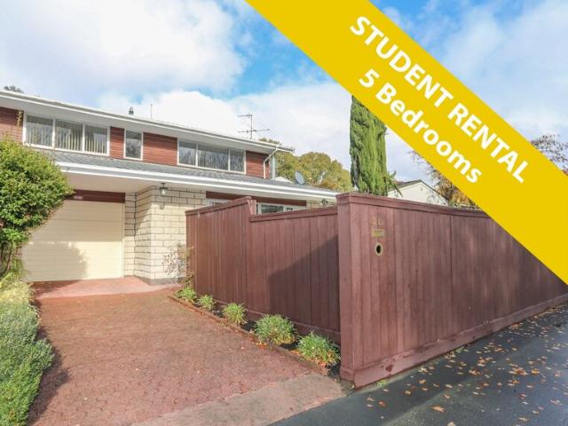 PARKSTONE ILAM – 5 BEDROOMS 2 BATHROOMS – STUDENT PROPERTY