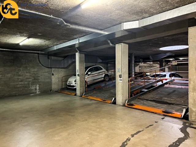 Parkplatz am Aufzug in Sierre