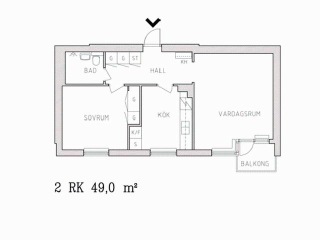 Parkvägen 40 B, våning None