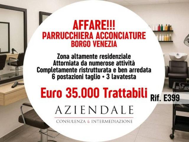Parrucchiere in vendita a Verona