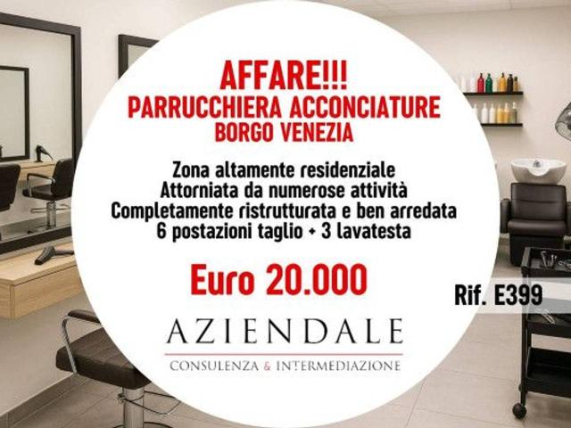 Parrucchiere in vendita a Verona