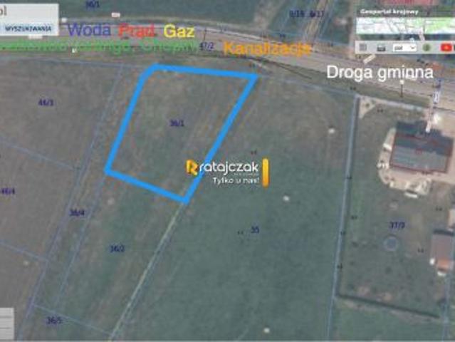Parszczyce, ul. Łąkowa, 825 m² Działka
