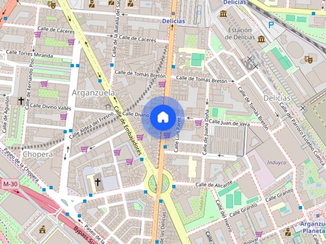 Paseo de las Delicias, Madrid, Community of Madrid 28045