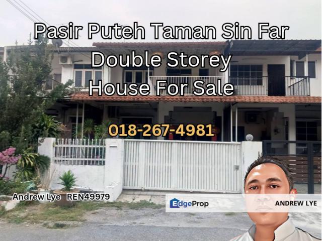 Pasir Puteh Taman Sin Far Double Storey House For Sale