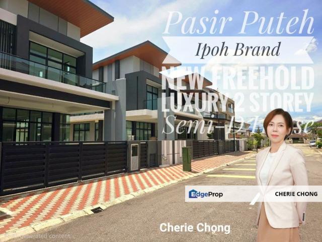 Station 18 Pasir Puteh Shatin Ipoh Brand New Freehold Luxury 2 Storey Semi D House With Autogate