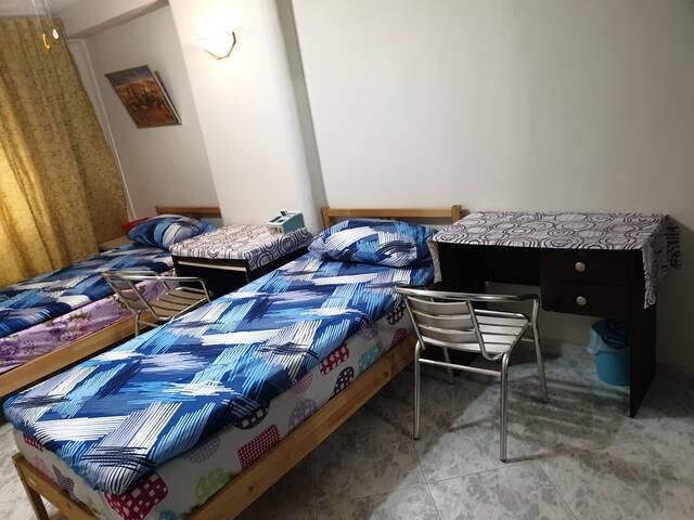 PASIR RIS 1 bedspace FOR MALE twin sharing