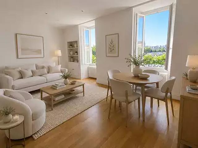 Pau 64000 Achat / Vente appartement 4 pièces t4 au dernier étage