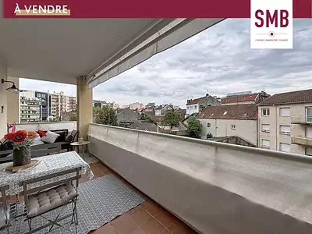 Pau 64000 Achat / Vente appartement 4 pièces t4 terrasse balcon
