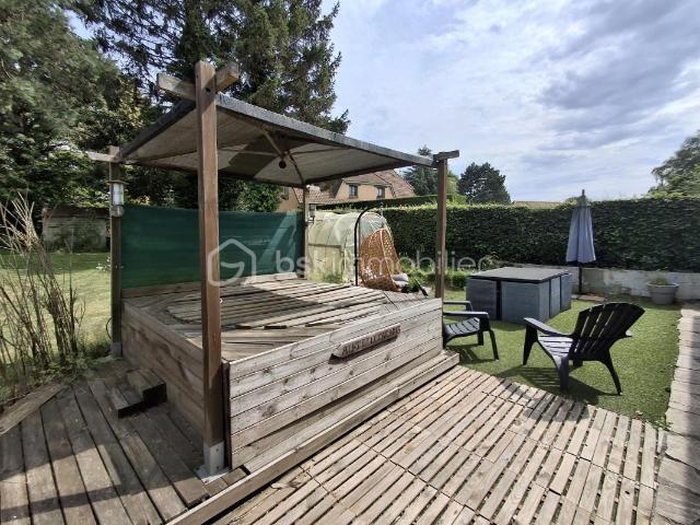 PAVILLON 5 CHAMBRES 132 M2 AU CALME HORS LOTISSEMENT AUX GRANDES VENTES SUR 2170 M2 TERRAIN