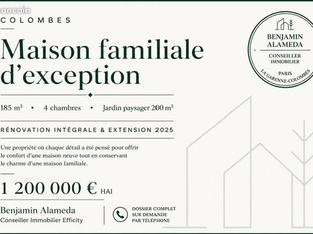 Pavillon 5 pièces 185 m²