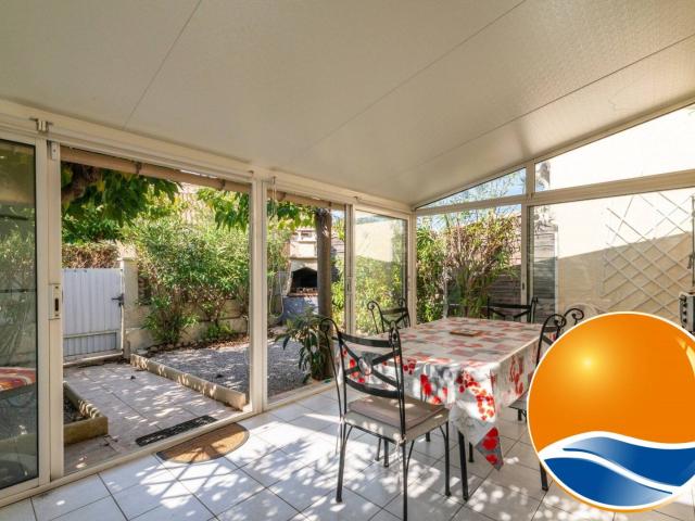PAVILLON T2 MEZZANINE MEUBLE VERANDA + PARKING