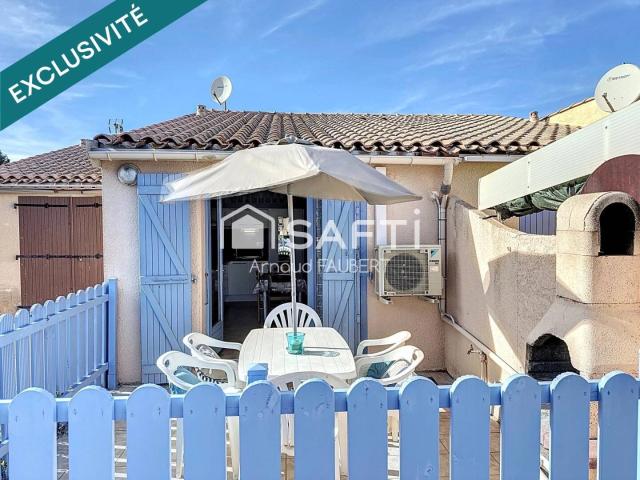 Pavillon avec terrasse piscine et parking