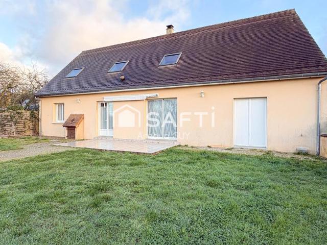 Pavillon avec 5 chambres et terrain