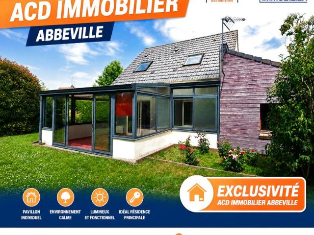 Pavillon individuel avec jardin et garage secteur Nouvion