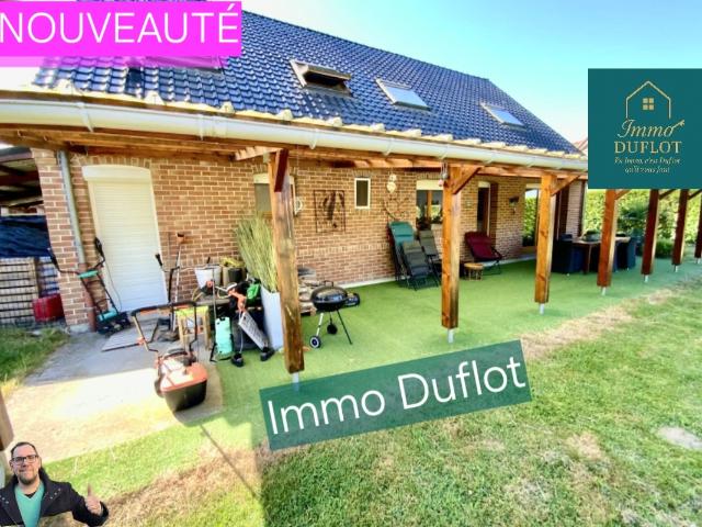 Pavillon individuel semi plain pied 4 chambres avec garage