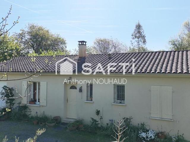 Pavillon plain pied, avec grand terrain de 5000m²