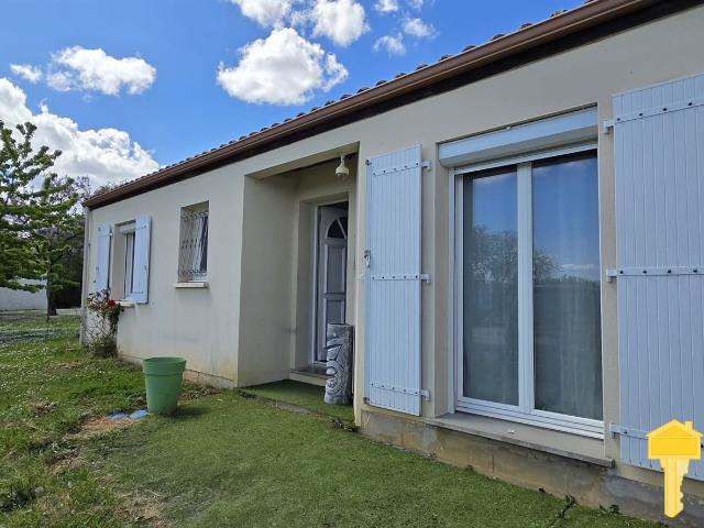 Pavillon plain pied 2 chambres et jardin 84m² Saint André de Lidon