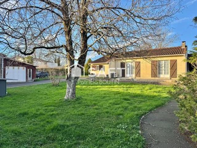 PAVILLON PLAIN PIED 2 CHAMBRES + JARDIN ET GARAGE A AUGE