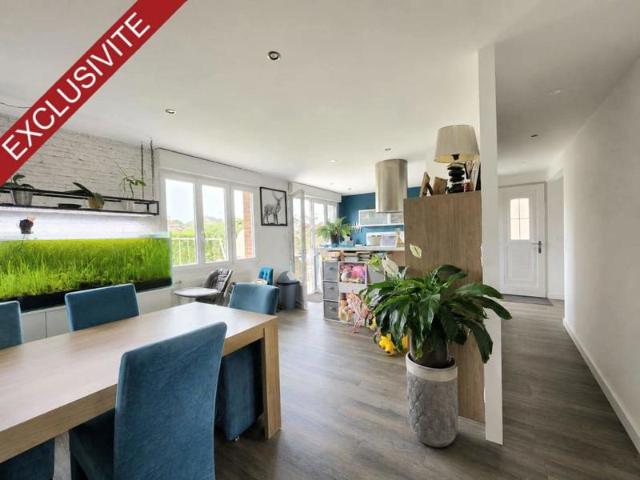 Pavillon semi plain pied 3chambres garage jardin