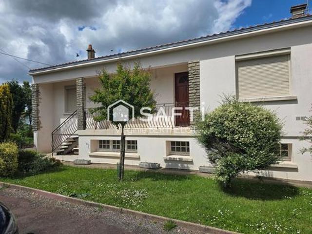 PAVILLON SUR SOUS SOL / 3 CHAMBRES / GRAND GARAGE / A L'ABSIE