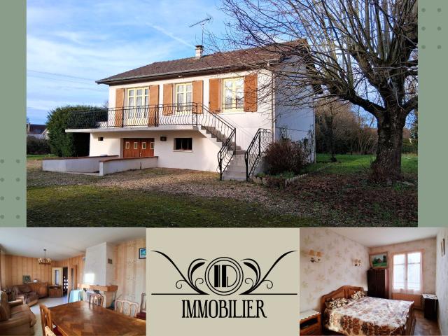 Pavillon avec garage et jardin